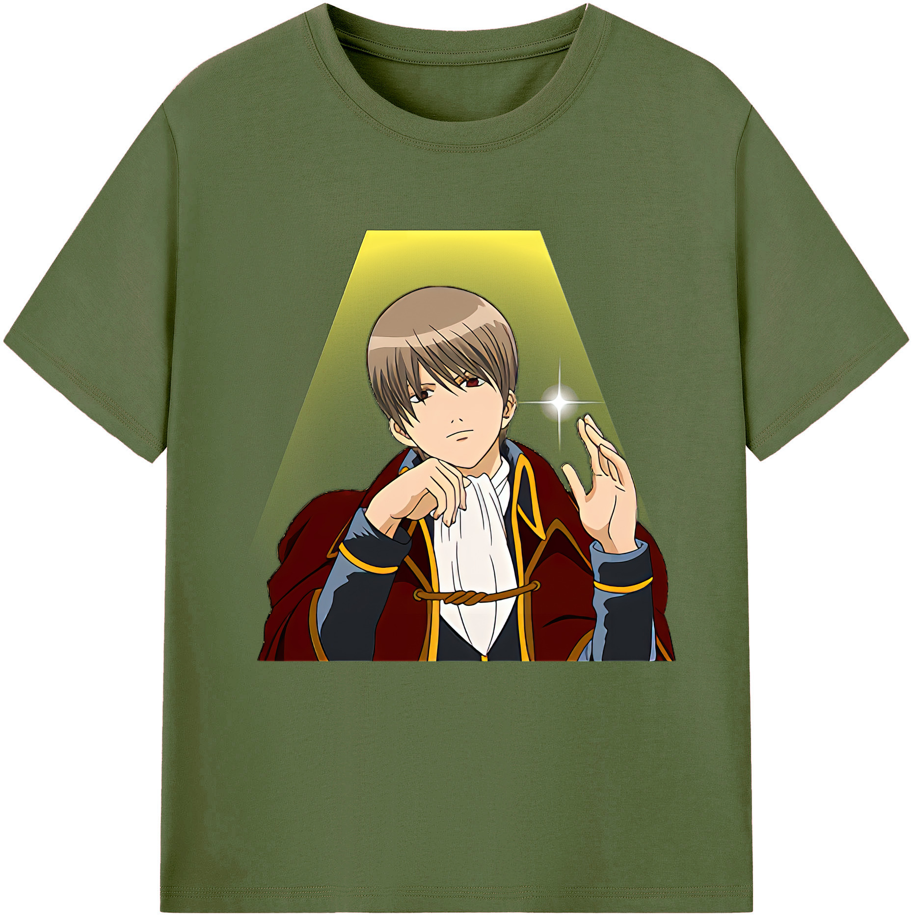 （画像用） ぎんたま 坂田銀時（さかたぎんとき） 神楽 志村新八（しむら しんぱち） GINTAMA Sakata Gintoki Kagura Shimura Shinpachi 綿100％半袖Tシャツ（フロントプリント）